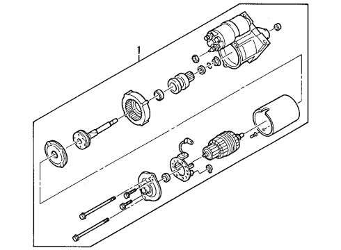 2004 Buick Park Avenue Starter, Charging Diagram 2 - Thumbnail