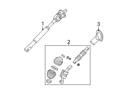 2013 Chevy Suburban 1500 Lower Steering Column Diagram