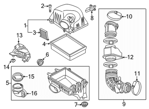 2022 Chevy Trax Air Intake Diagram