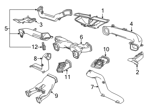 2015 Chevy Caprice Ducts Diagram