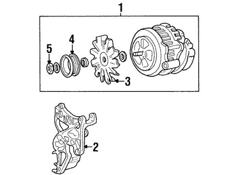 1993 GMC K1500 Alternator Diagram 2 - Thumbnail