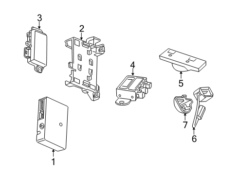 2014 Chevy Corvette Communication System Components Diagram