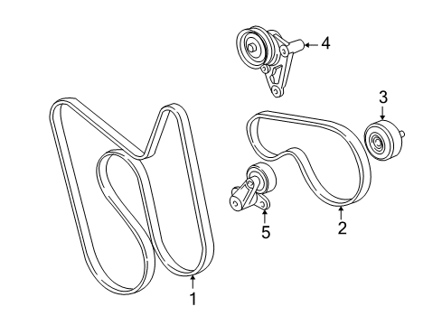 2017 GMC Savana 2500 Belts & Pulleys, Maintenance Diagram 2 - Thumbnail