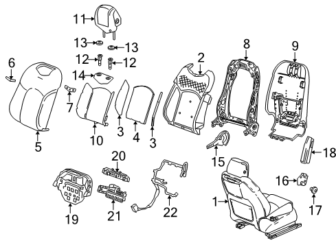 2020 Cadillac CT6 Heated Seats Diagram 2 - Thumbnail