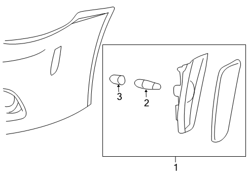 2008 Pontiac G8 Bulbs Diagram 4 - Thumbnail