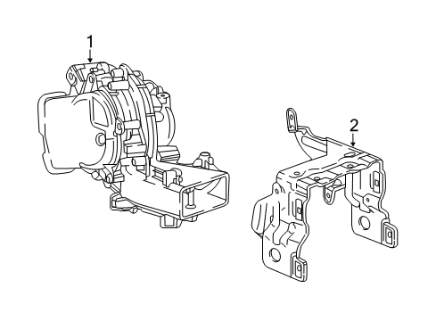 2020 Cadillac XT5 Blower Motor & Fan Diagram