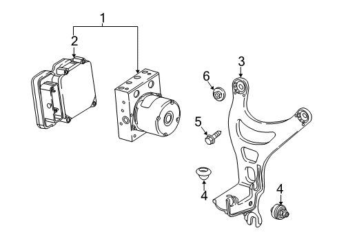 2018 Buick Regal Sportback ABS Components, Electrical Diagram