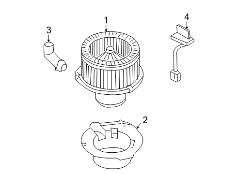 2005 GMC Envoy XUV Auxiliary Heater & A/C Diagram