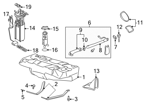 2003 Cadillac Seville Fuel Supply Diagram 5 - Thumbnail