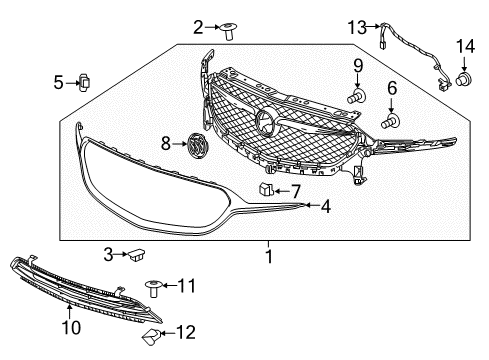 2021 Buick Enclave Parking Aid Diagram 2 - Thumbnail