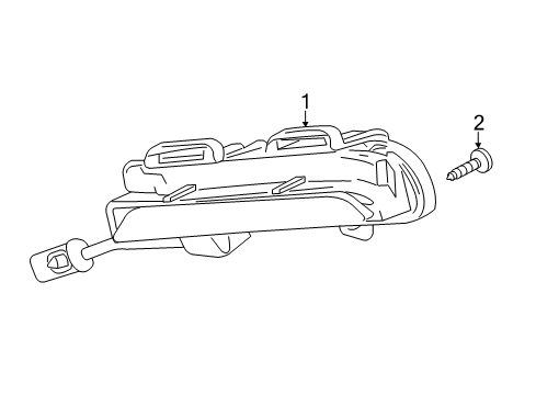 2015 Chevy Cruze Lamp Assembly, Daytime Running Diagram for 42340863