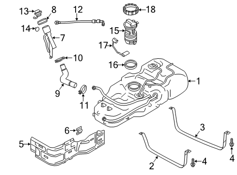 2017 Chevy City Express Fuel Supply Diagram