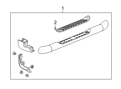 2020 Chevy Silverado 1500 Running Board Diagram 12 - Thumbnail