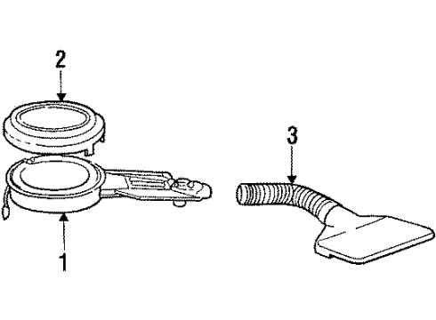 1984 Cadillac Cimarron Air Inlet Diagram