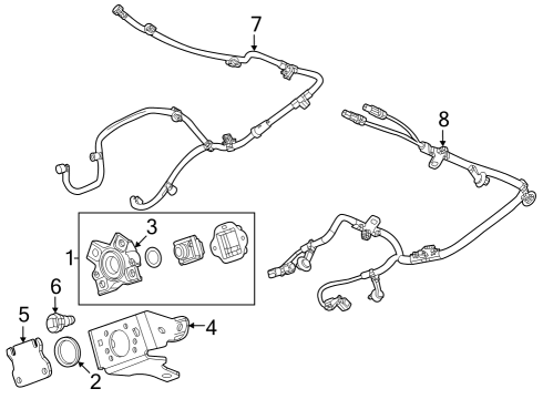 2023 Chevy Colorado Electrical Components Diagram