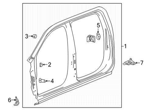 2023 GMC Sierra 2500 HD Uniside Diagram 1 - Thumbnail