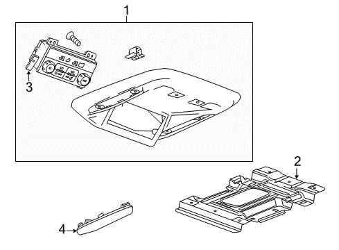 2018 Chevy Tahoe Overhead Console Diagram