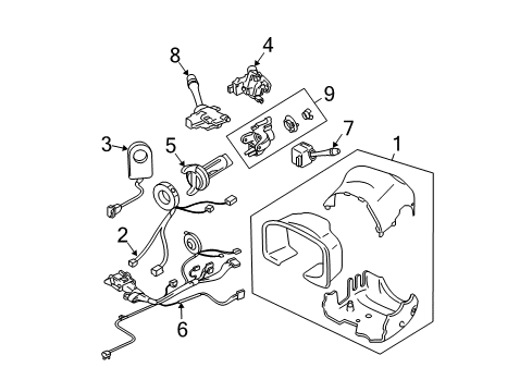 2006 Cadillac CTS Switches Diagram