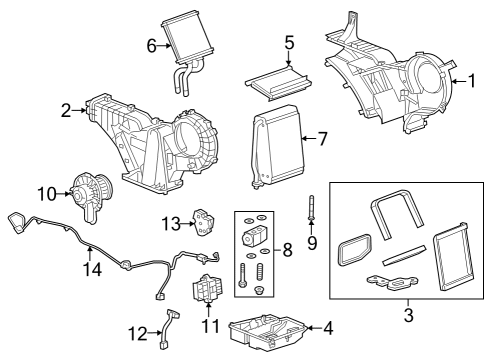 2016 GMC Yukon XL Harness Assembly, A/C Wiring Diagram for 22893764