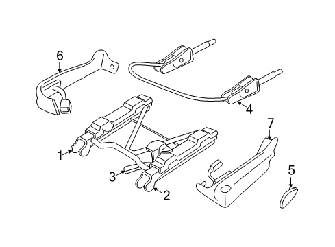 2002 Buick Century Tracks & Components Diagram 3 - Thumbnail