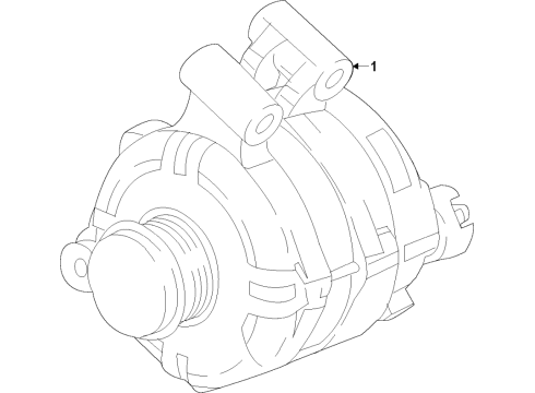 2018 Buick Enclave Alternator Diagram 1 - Thumbnail