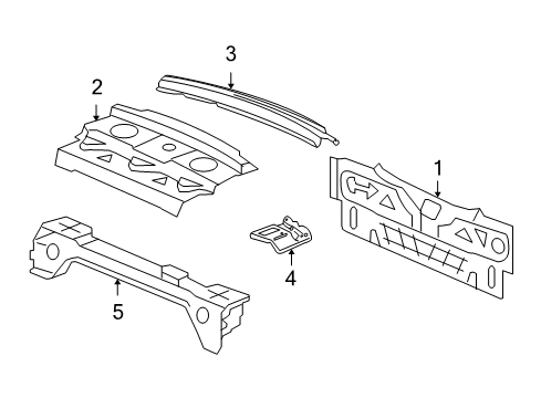 2010 Chevy Malibu Rear Body Diagram 1 - Thumbnail