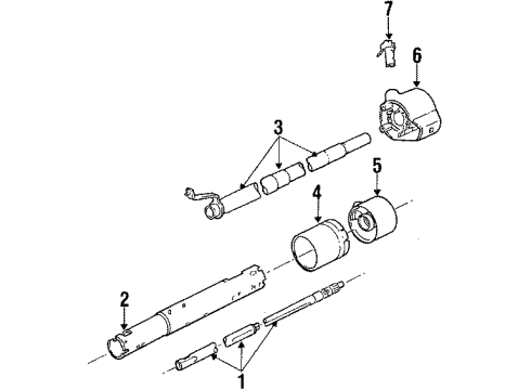 1985 Buick Electra Ignition Lock, Electrical Diagram 6 - Thumbnail