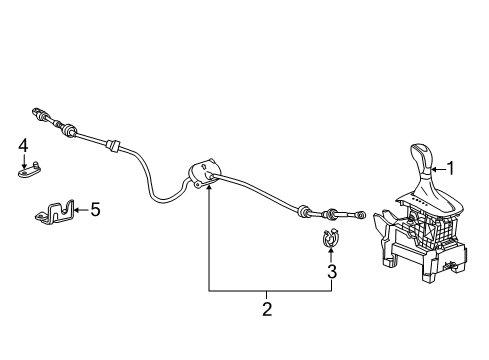 2015 Buick Encore Gear Shift Control - AT Diagram