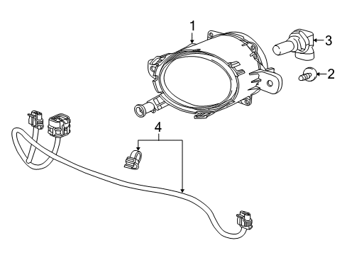 2014 Chevy SS Bulbs Diagram 1 - Thumbnail