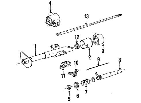 1991 Chevy Caprice Ignition Lock Diagram