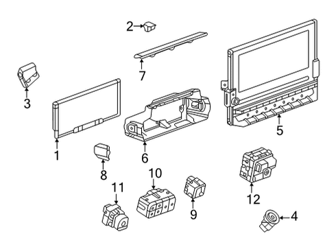 2022 GMC Hummer EV Pickup Ignition Lock Diagram