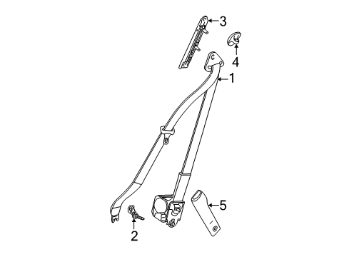 2006 Chevy Equinox Seat Belt Diagram