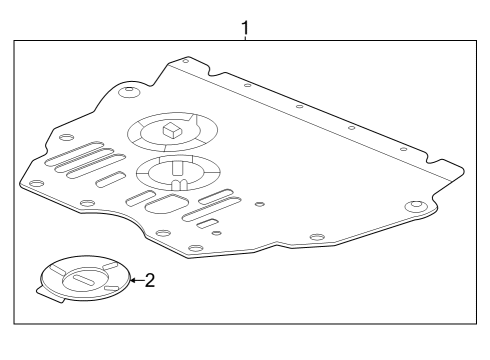 2020 Buick Encore GX Splash Shields Diagram