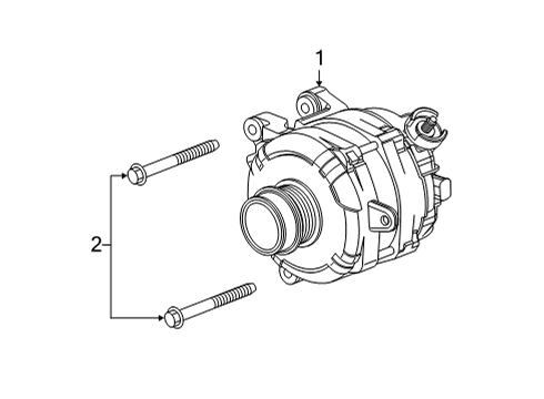 2021 Cadillac XT6 Alternator Diagram 3 - Thumbnail