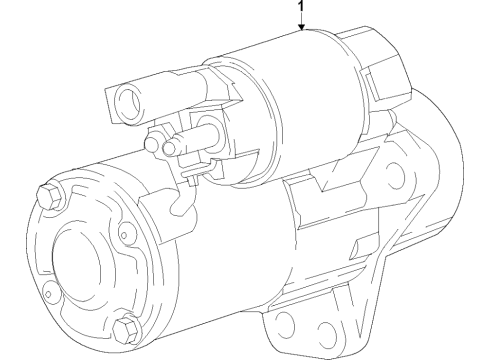 2023 GMC Savana 3500 Starter Diagram