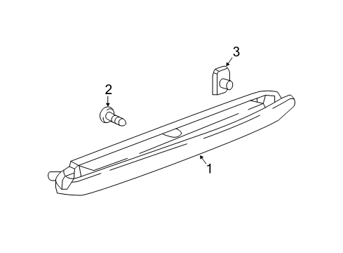 2021 Chevy Traverse High Mount Lamps Diagram