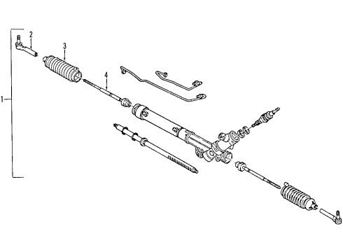 2009 Saturn Vue Hose Assembly, P/S Fluid Cooler Outlet Diagram for 25880170