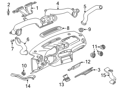 2002 Pontiac Grand Am Ducts Diagram