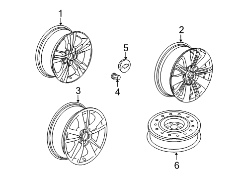 2012 Chevy Equinox Wheels Diagram