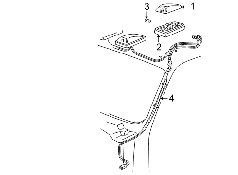 1999 GMC K1500 Clearance Lamps Diagram