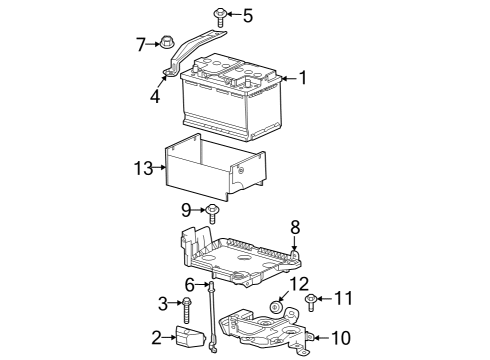 2024 Chevy Trax Battery Diagram