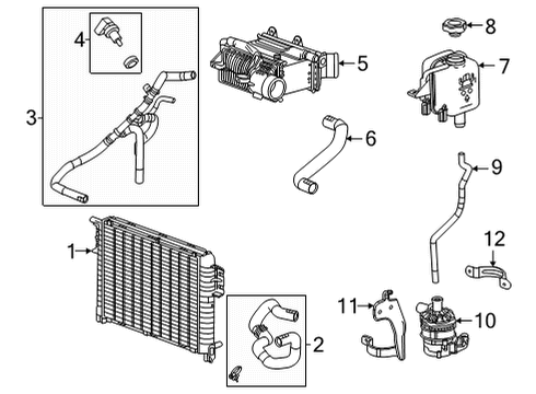 2022 Chevy Suburban Intercooler, Cooling Diagram