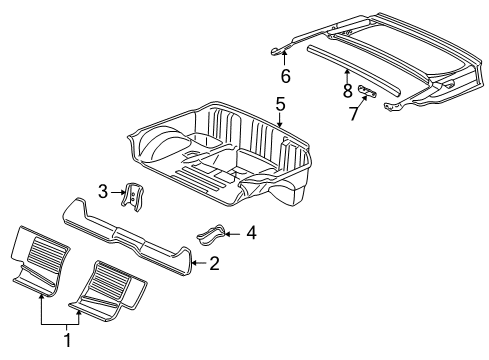 2004 Chevy Corvette Rear Body Diagram