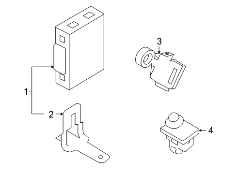 2010 Chevy Aveo Anti-Theft Components Diagram