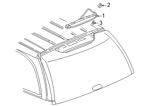 2006 Buick Rainier High Mount Lamps Diagram