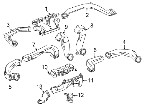 2023 Chevy Camaro Ducts Diagram 2 - Thumbnail