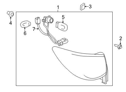 2012 Chevy Traverse Tail Lamps Diagram 2 - Thumbnail