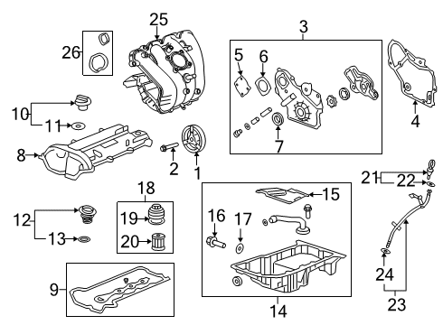 2016 GMC Terrain Oil Pan Diagram 1 - Thumbnail