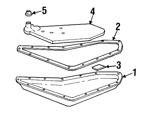 1994 Buick Skylark Transaxle Parts Diagram