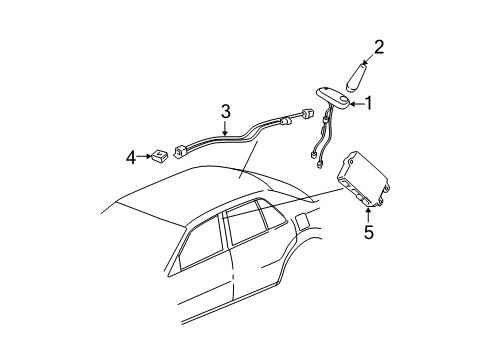 2008 Cadillac DTS Electrical Components Diagram 4 - Thumbnail